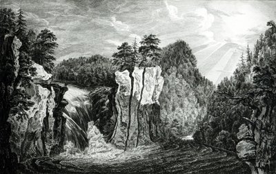 View of the Passaic River Waterfall, New Jersey by Paul Sandby